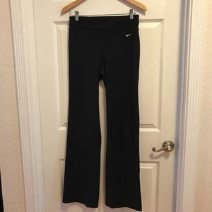 Black NIKE Boot-Cut Yoga Pants